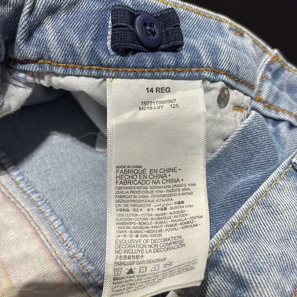 Levi Strauss Desert Sky High-rise,loose thru hip/thigh,adjustable waist Mini Mom - Picture 5 of 5